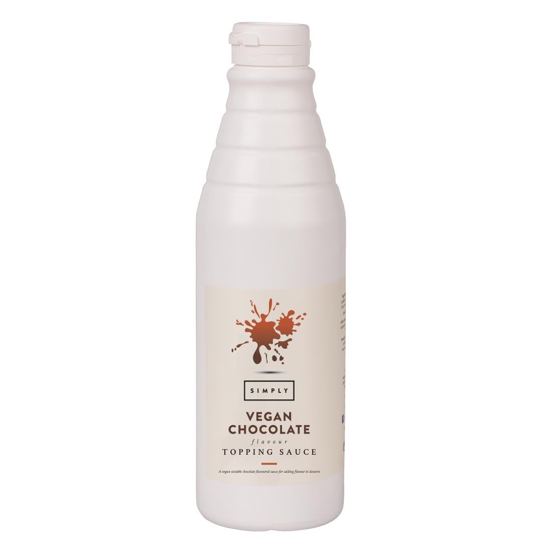 Simply Dark Chocolate Topping Sauce 1kg - HT853  Simply   