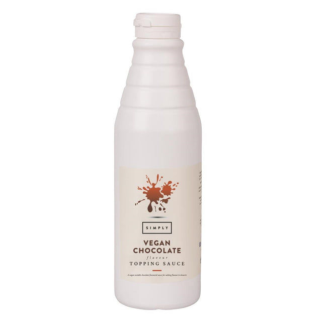 Simply Dark Chocolate Topping Sauce 1kg - HT853  Simply   