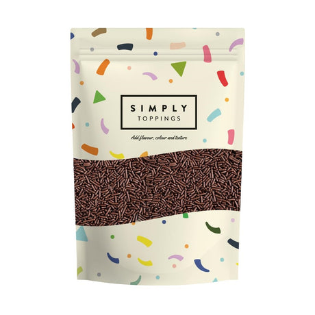 Simply Toppings Chocolate Strands 500g - HT858  Simply   
