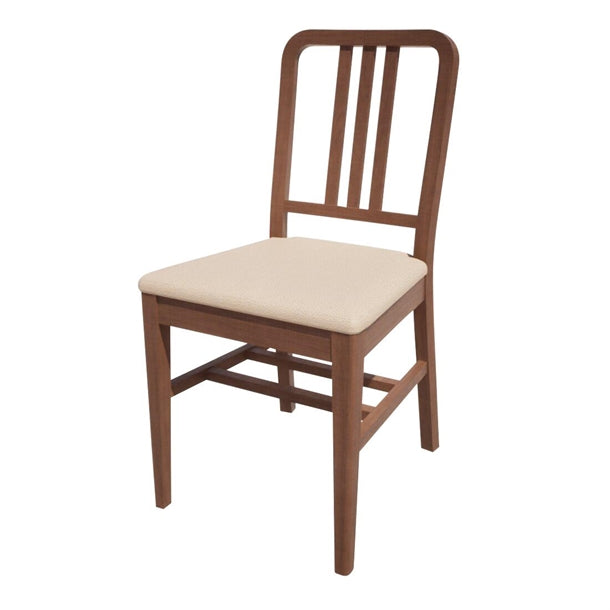 Bolero Bespoke Vicky Side Chair in Cream/Walnut - HT902 All Chairs Bolero Bespoke   