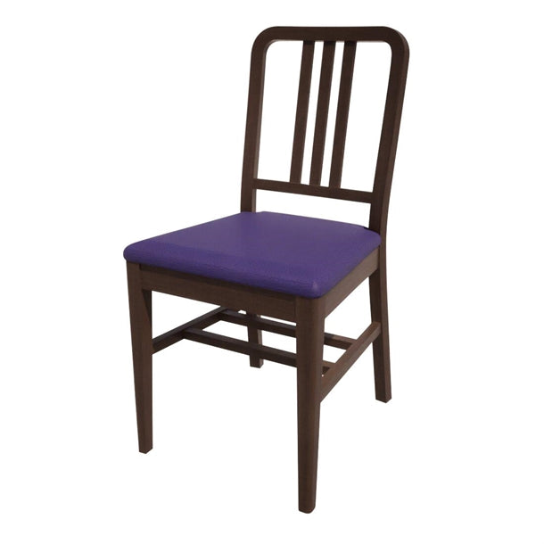 Bolero Bespoke Vicky Side Chair in Blue/Wenge - HT918 All Chairs Bolero Bespoke   