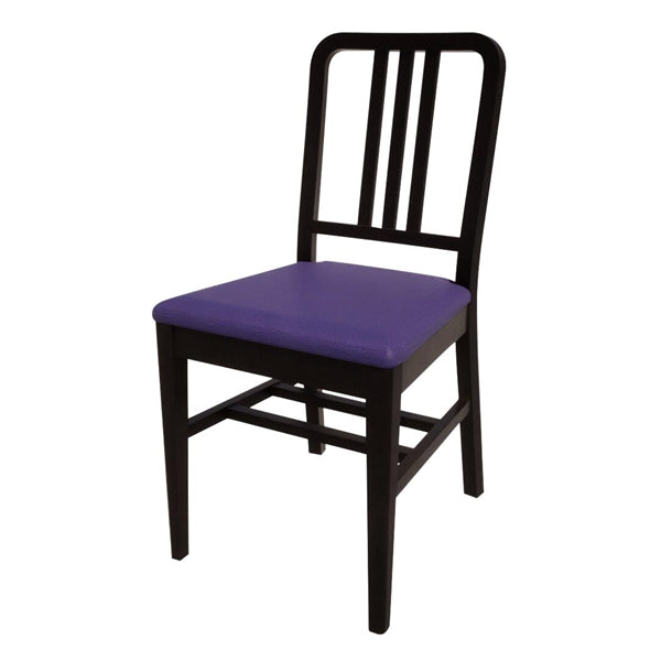 Bolero Bespoke Vicky Side Chair in Blue/Charcoal - HT919 All Chairs Bolero Bespoke   