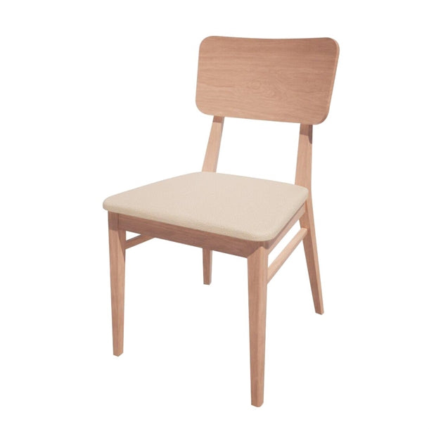 Bolero Bespoke Brenda Side Chair in Cream/Beech - HT925 All Chairs Bolero Bespoke   