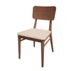 Bolero Bespoke Brenda Side Chair in Cream/Walnut - HT927 All Chairs Bolero Bespoke   