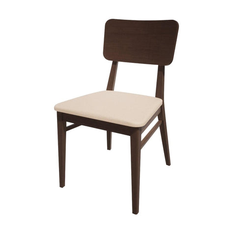 Bolero Bespoke Brenda Side Chair in Cream/Wenge - HT928 All Chairs Bolero Bespoke   