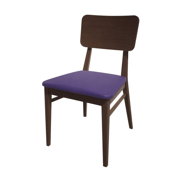 Bolero Bespoke Brenda Side Chair in Blue/Wenge - HT943 All Chairs Bolero Bespoke   