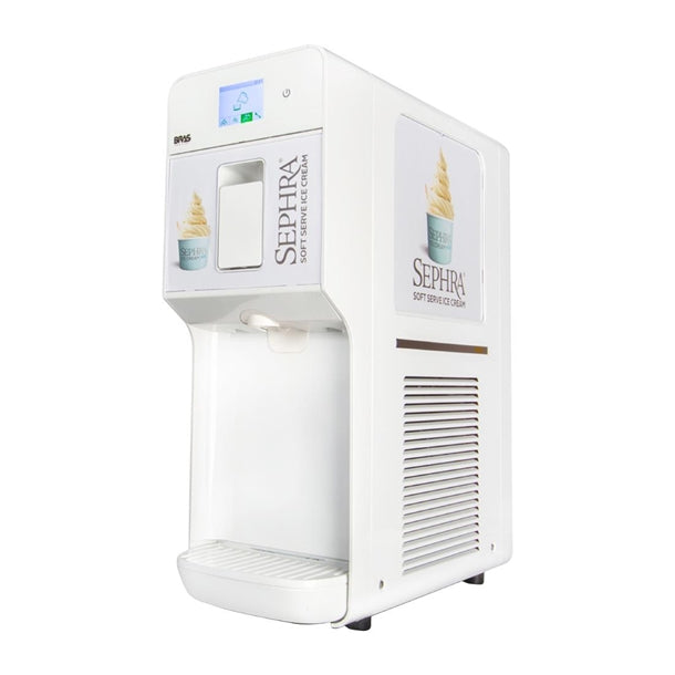 BRAS Digital Soft Serve Ice Cream Machine SESSIC1WHT - HU018  BRAS   