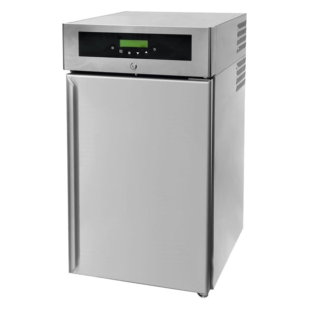 ICB Technologies Chocolate Fridge with Steel Door 135Ltr - HU041  ICB Technologies   