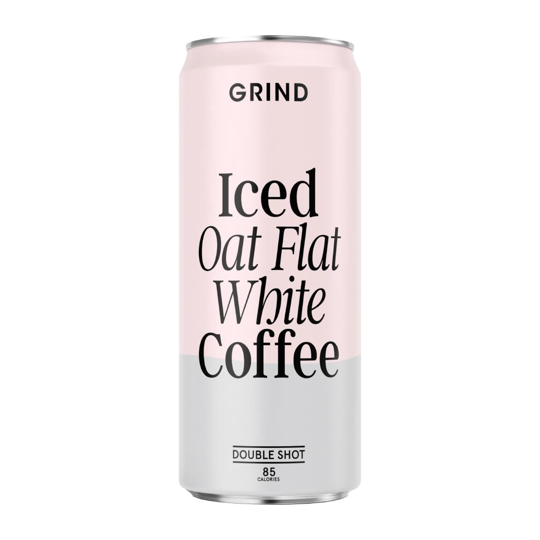 Grind Iced Oat Latte Coffee Cans 250ml (Pack of 8) - KA274  Grind   