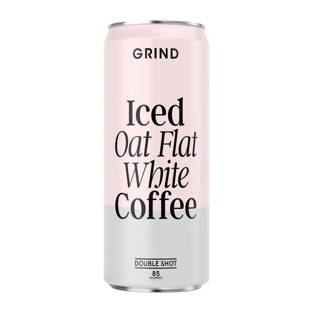 Grind Iced Oat Latte Coffee Cans 250ml (Pack of 8) - KA274  Grind   