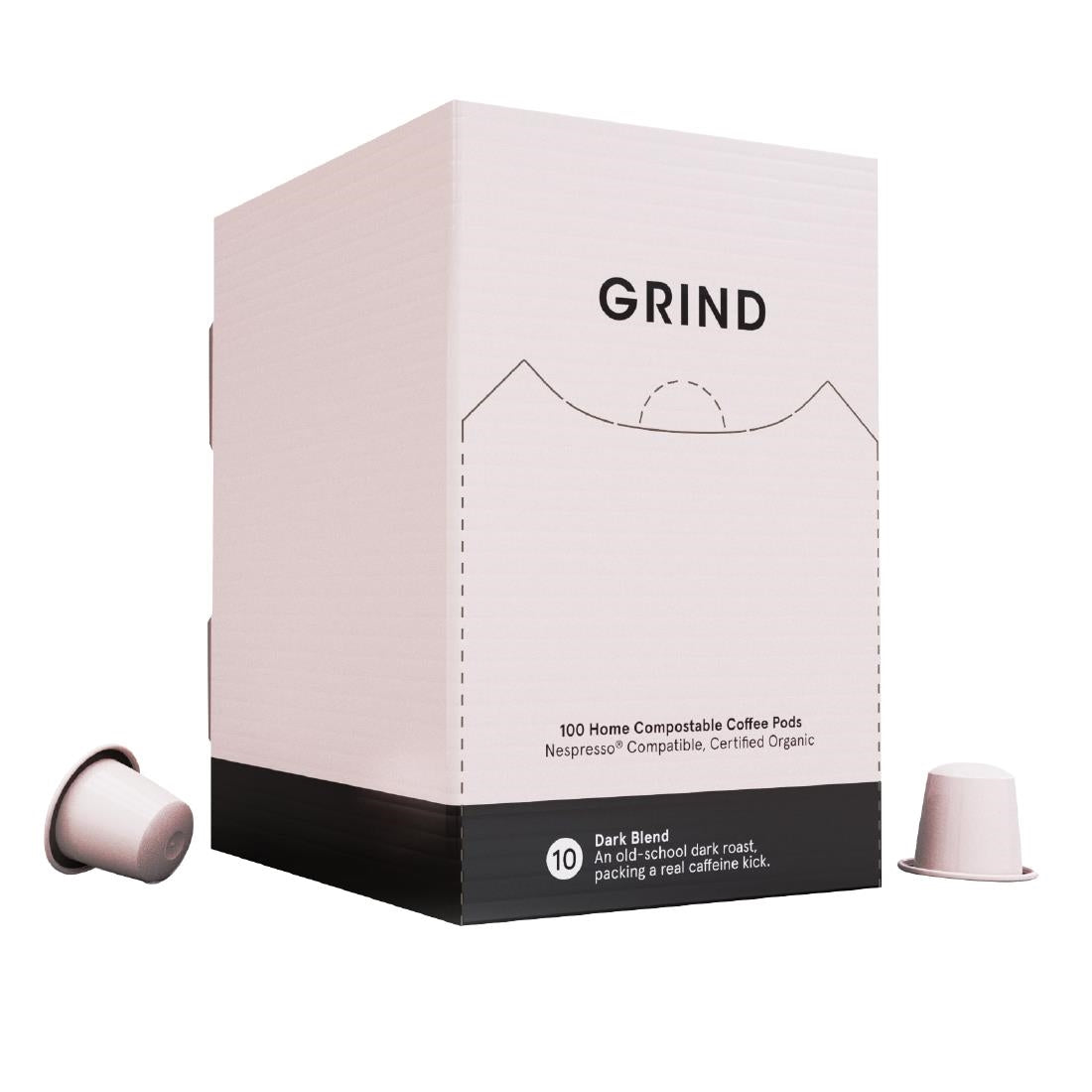 Grind Compostable Coffee Pods Dark Blend (Pack of 100) - HU075  Grind   