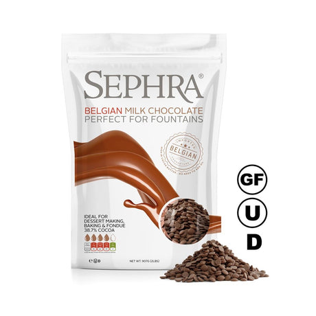 Sephra Luxury Belgian Milk Chocolate 907g - HU101  Sephra   
