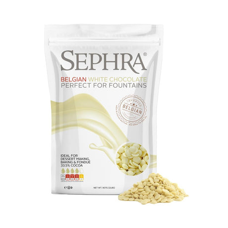Sephra Luxury Belgian White Chocolate 2.5kg - HU104  Sephra   