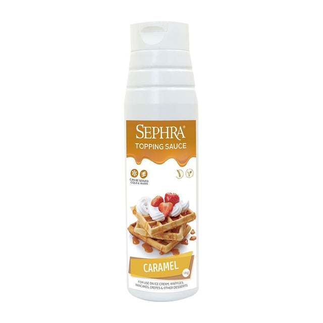 Sephra Caramel Topping Sauce 1kg - HU112  Sephra   