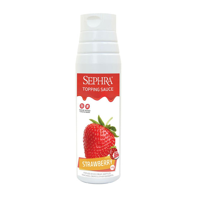 Sephra Strawberry Topping Sauce 1kg - HU123  Sephra   