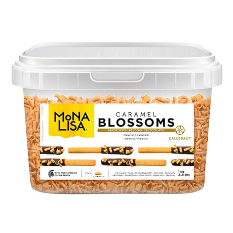 Mona Lisa Caramel Chocolate Blossoms 1kg - HU147  Callebaut   