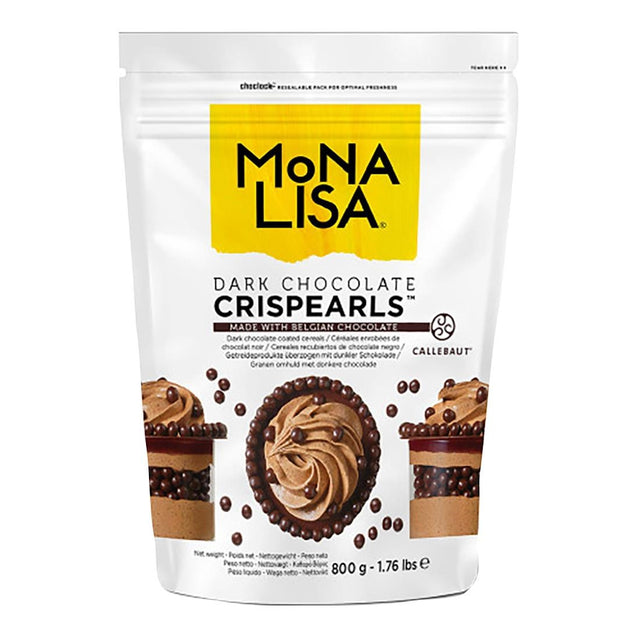 Mona Lisa Dark Chocolate Crispearls 800g - HU150  Callebaut   