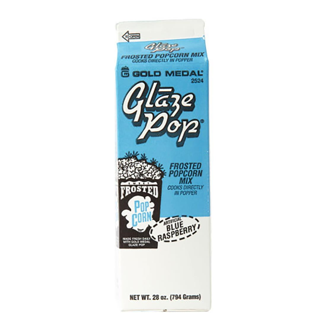 Glaze Pop Blue Raspberry Popcorn Seasoning 794g - HU166  Glaze Pop   