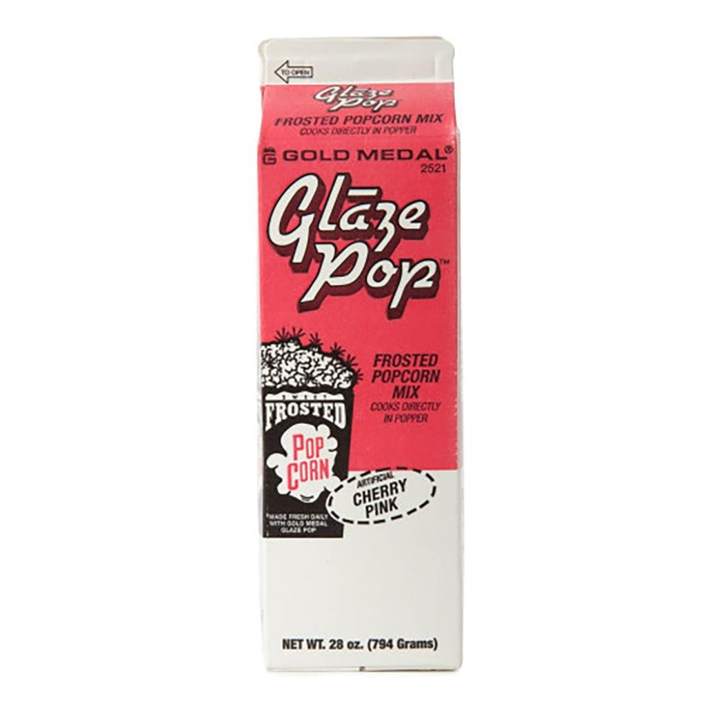 Glaze Pop Cherry Pink Popcorn Seasoning 794g - HU168  Glaze Pop   