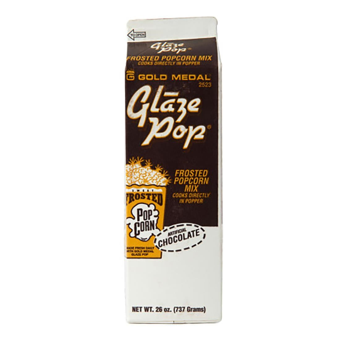 Glaze Pop Chocolate Popcorn Seasoning 749g - HU169  Glaze Pop   