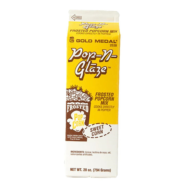 Pop-N-Glaze Sweet Corn Popcorn Seasoning 749g - HU170  Pop n Glaze   