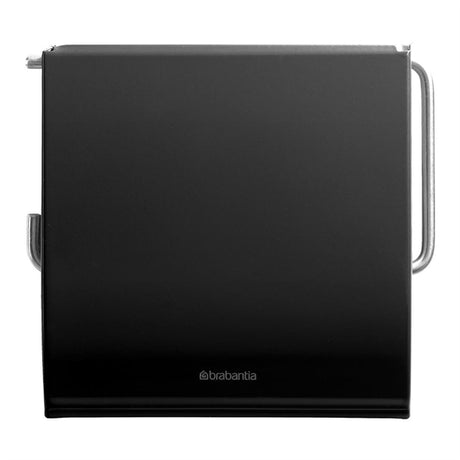 Brabantia Renew Toilet Roll Holder Matt Black - HU187  Brabantia   