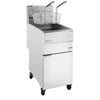 Buffalo Twin Basket Single Tank Freestanding Gas Fryer 28Ltr - HU199 Freestanding Gas Fyers Buffalo