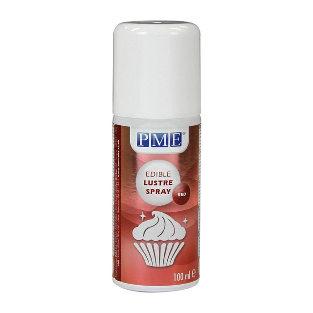 PME Edible Lustre Spray 100ml - Red - HU200  PME   