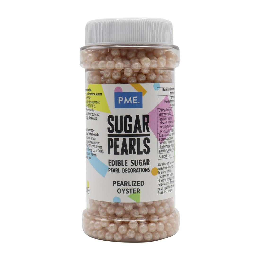 PME Sugar Pearls 100g - Pearlised Oyster - HU219  PME   
