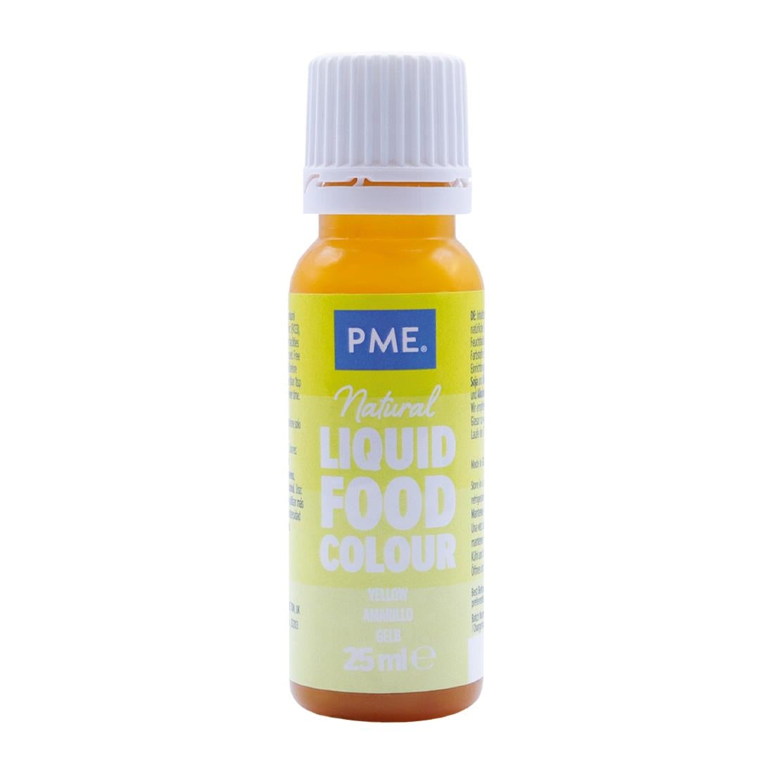 PME 100% Natural Food Colour - Lemon Yellow 25g - HU265  PME   