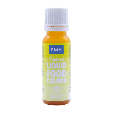 PME 100% Natural Food Colour - Lemon Yellow 25g - HU265  PME   