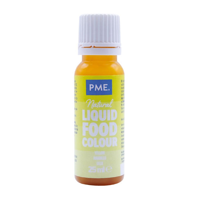 PME 100% Natural Food Colour - Lemon Yellow 25g - HU265  PME   