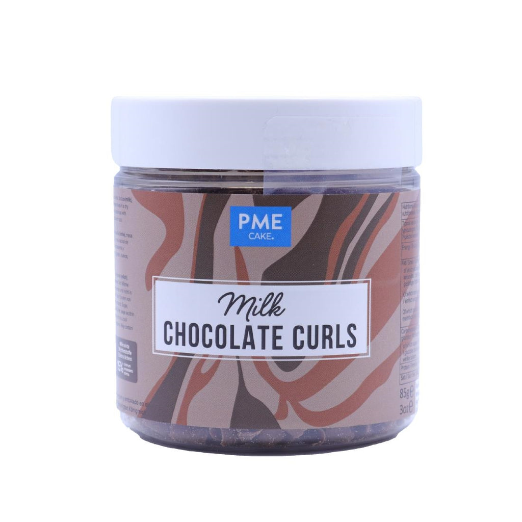 PME Chocolate Curls Milk Chocolate 85g - HU282  PME   
