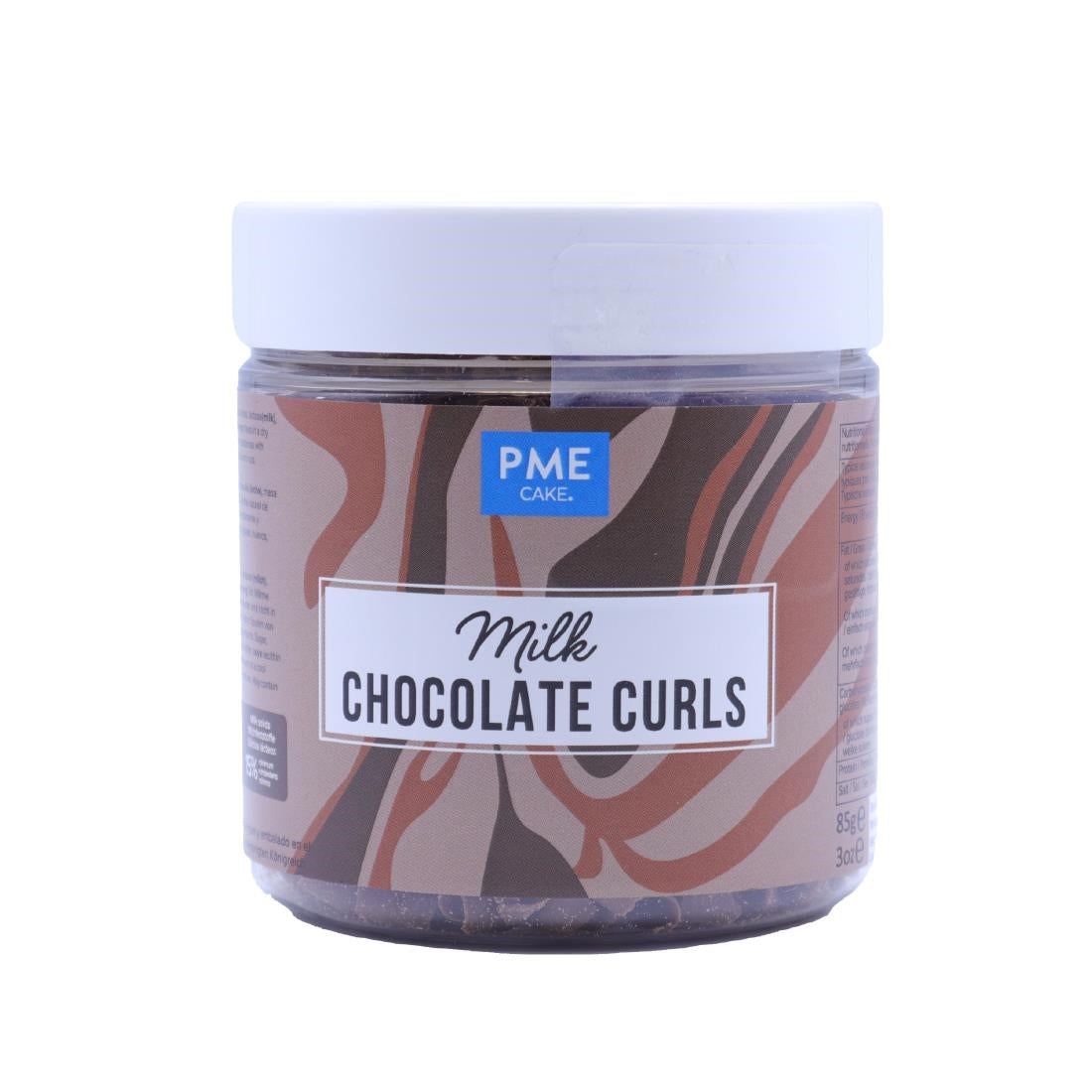 PME Chocolate Curls Milk Chocolate 85g - HU282  PME   