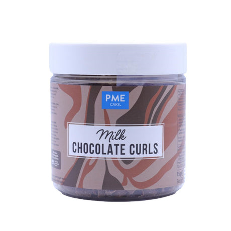 PME Chocolate Curls Milk Chocolate 85g - HU282  PME   