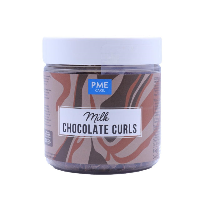 PME Chocolate Curls Milk Chocolate 85g - HU282  PME   