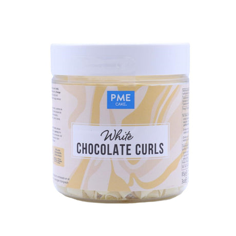 PME Chocolate Curls White Chocolate 85g - HU283  PME   