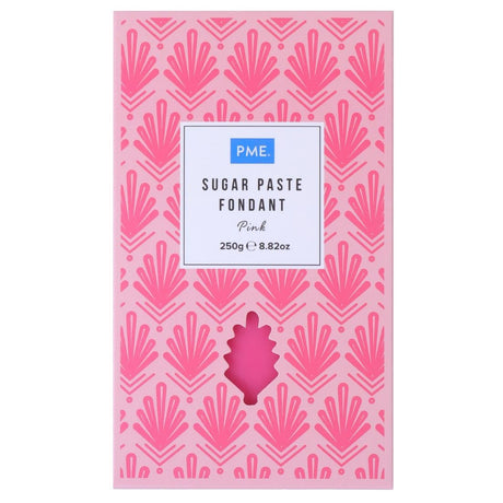 PME Sugar Paste Fondant Pink 250g - HU302  PME   