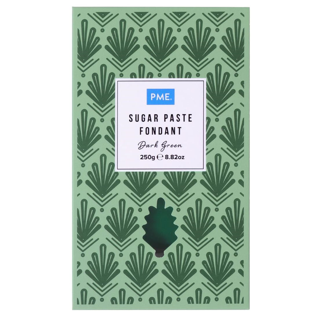 PME Sugar Paste Fondant Dark Green 250g - HU306  PME   