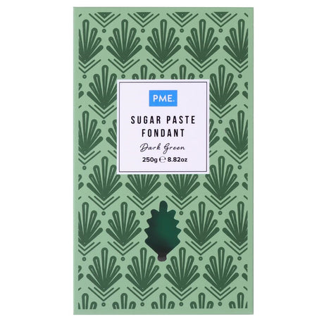 PME Sugar Paste Fondant Dark Green 250g - HU306  PME   
