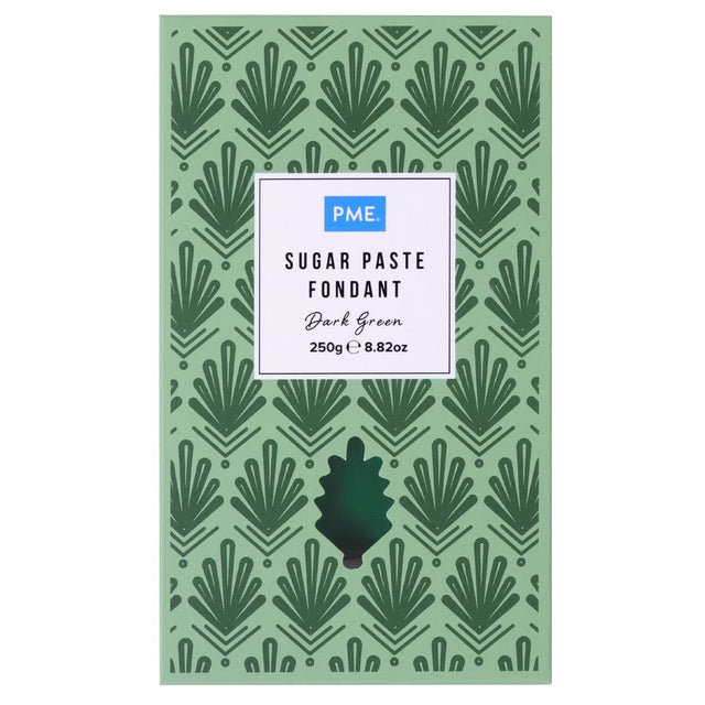PME Sugar Paste Fondant Dark Green 250g - HU306  PME   