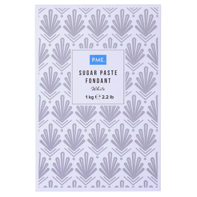 PME Sugar Paste Fondant White 1kg - HU311  PME   