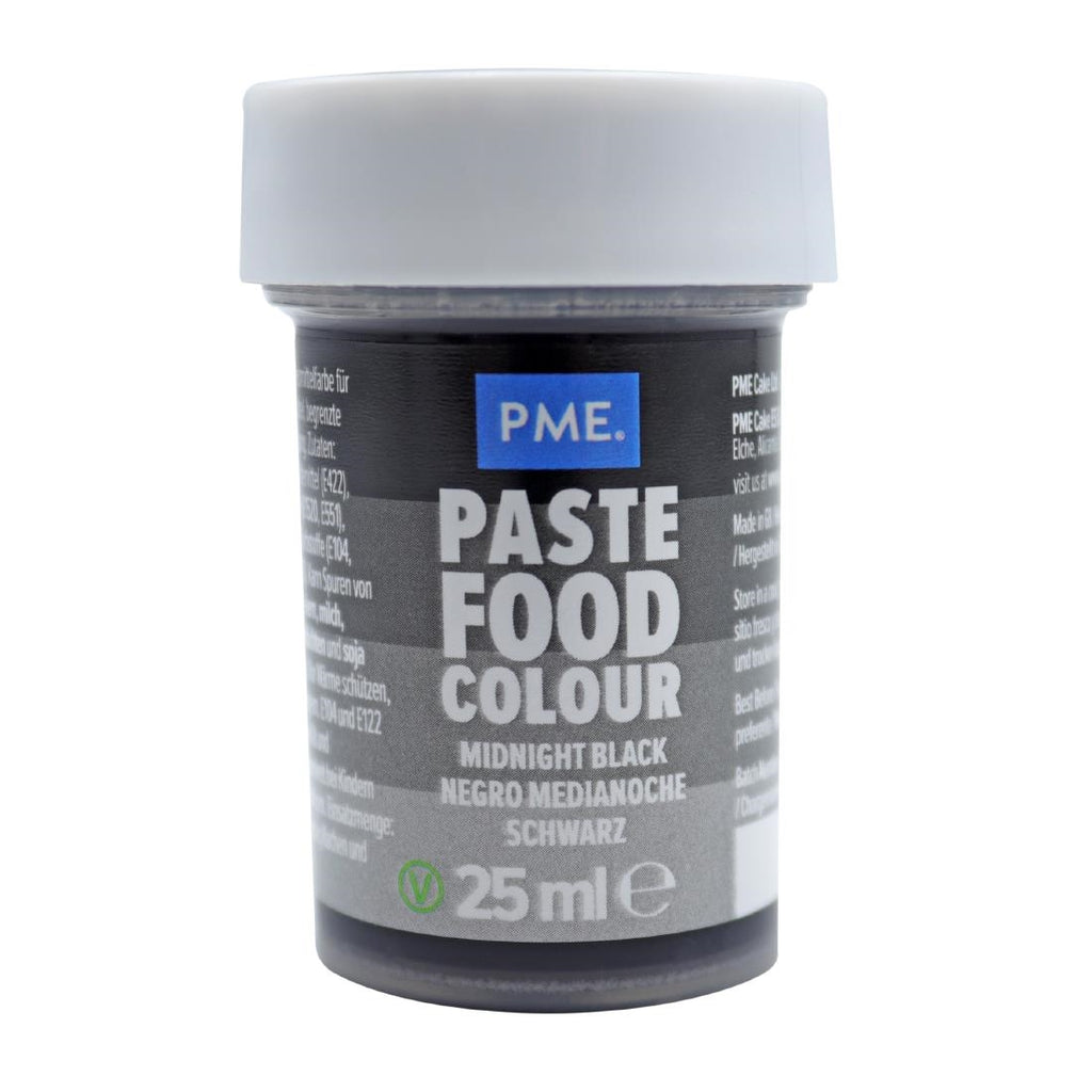 PME Concentrated Paste Food Colour - Midnight Black 25g - HU315  PME   