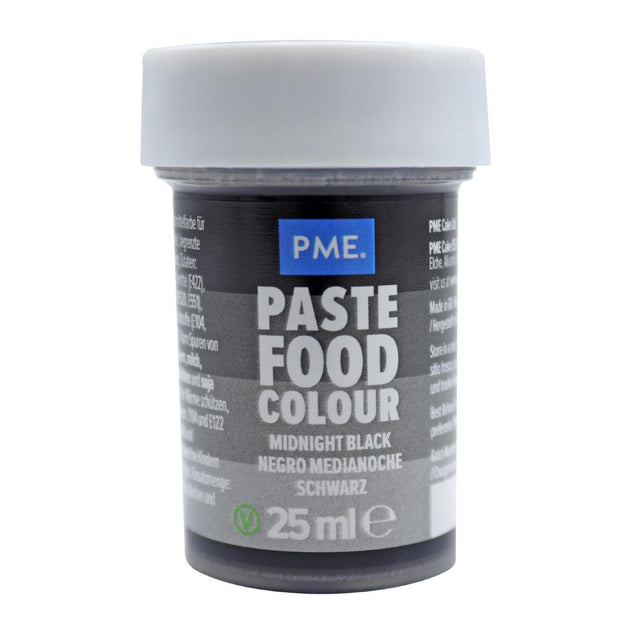 PME Concentrated Paste Food Colour - Midnight Black 25g - HU315  PME   