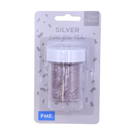 PME Glitter Flakes 7.1g - Silver - HU328  PME   