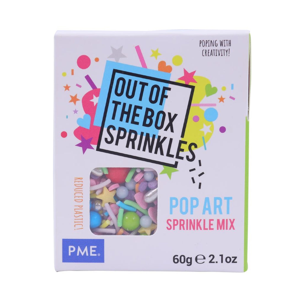 PME Out the Box Pop Art Sprinkle Mix 60g - HU336  PME   