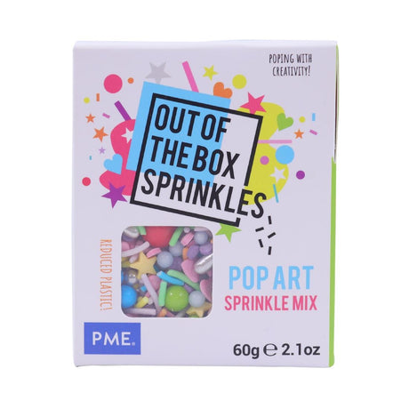 PME Out the Box Pop Art Sprinkle Mix 60g - HU336  PME   