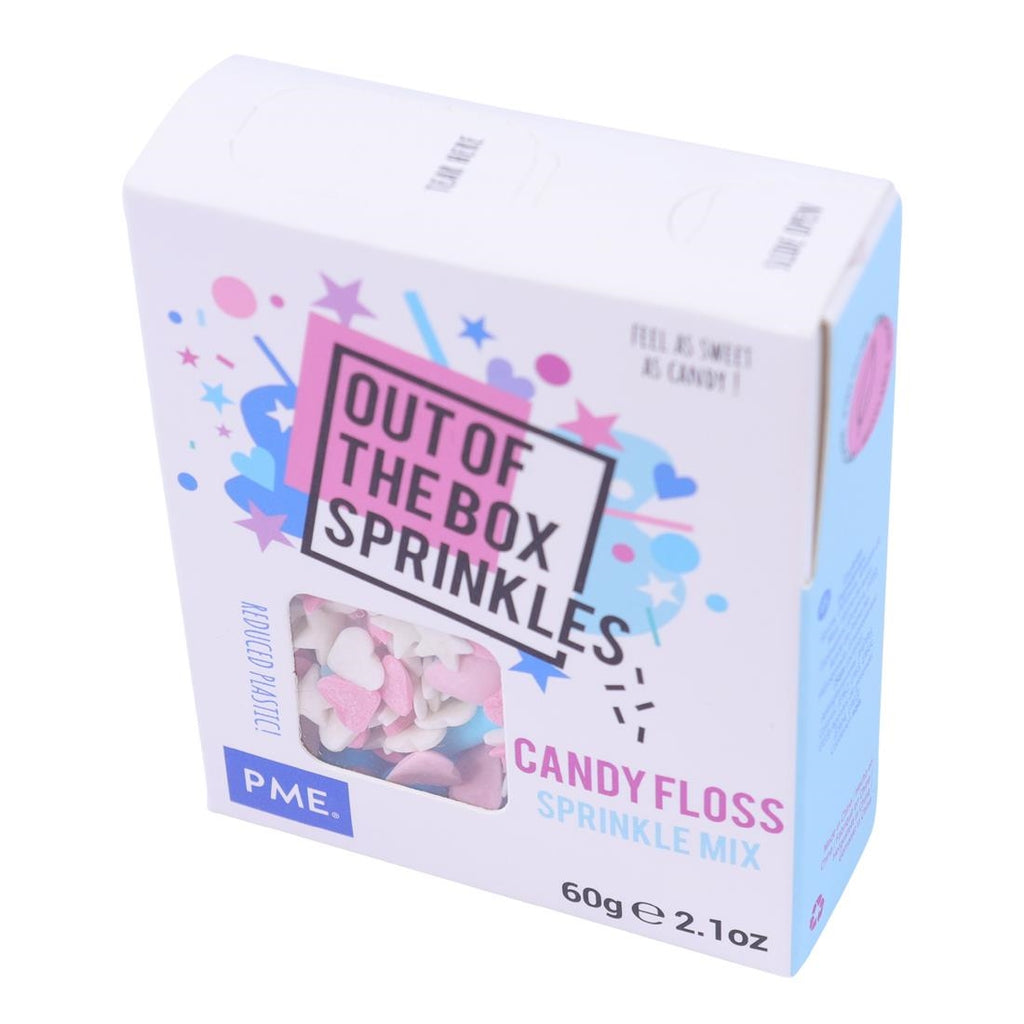 PME Out the Box Candy Floss Sprinkle Mix 60g - HU337  PME   