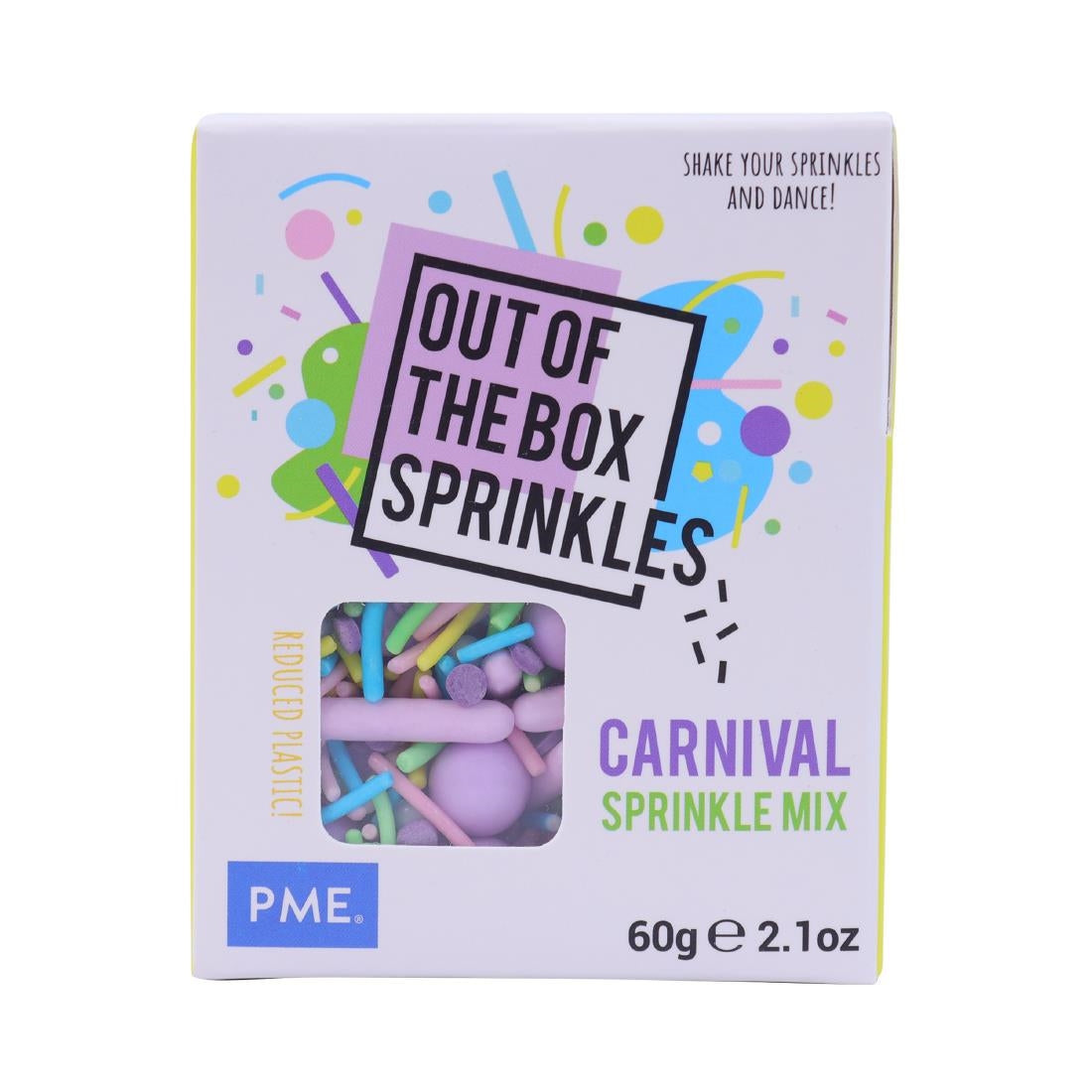 PME Out the Box Carnival Sprinkle Mix 60g - HU338  PME   