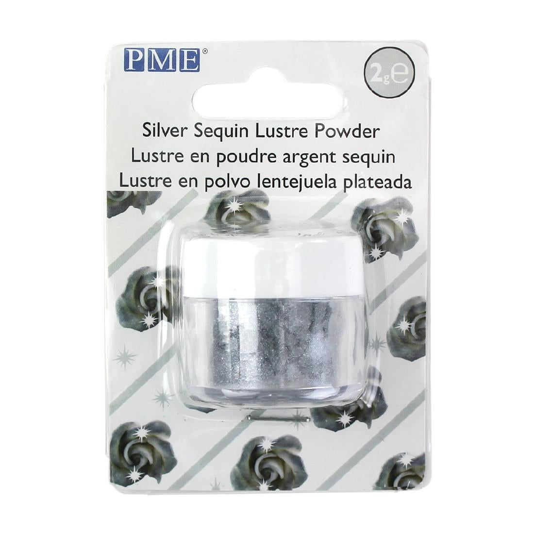 PME Lustre Colours Silver Sequin 2g - HU347  PME   